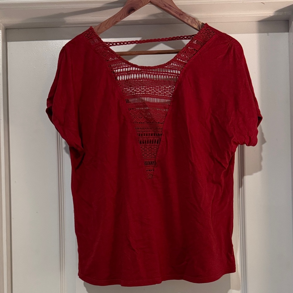 Anthropologie red top